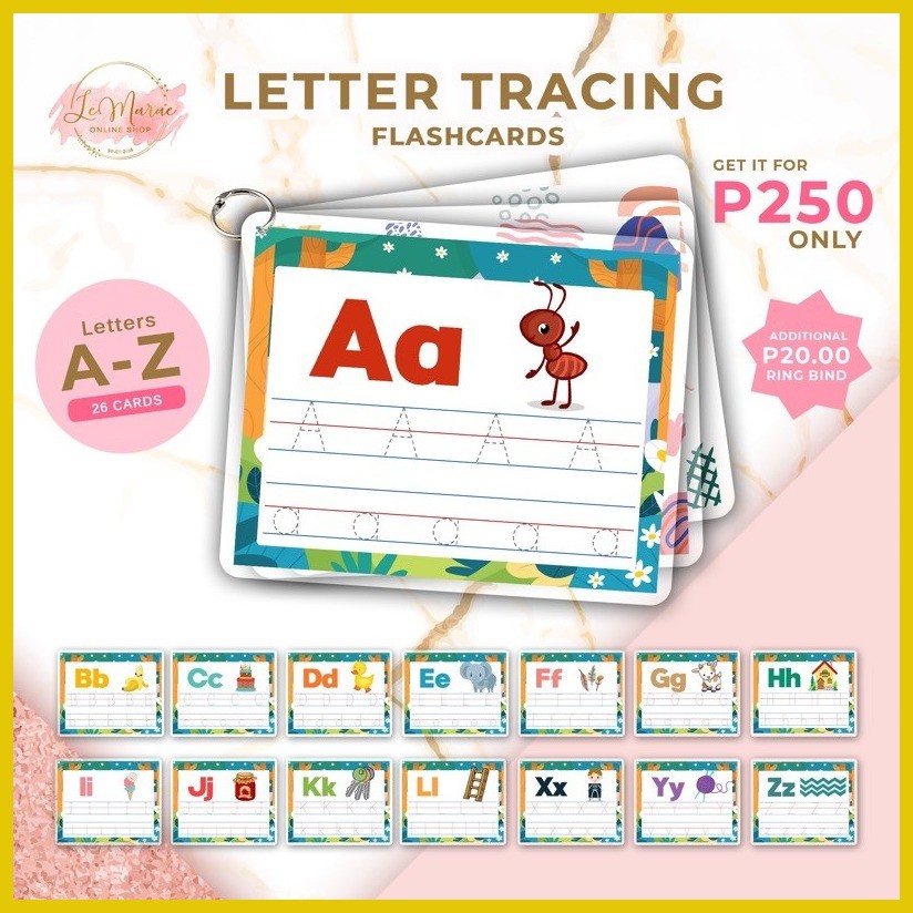 ⚽︎ ⚾︎ ALPHABET LETTER TRACING Laminated Educational Tracing ABC Writing