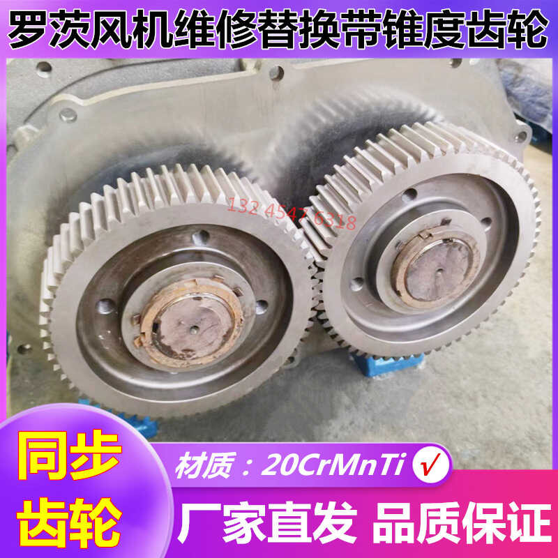 Repair and replacement of Roots blower, synchronous gear, high ...
