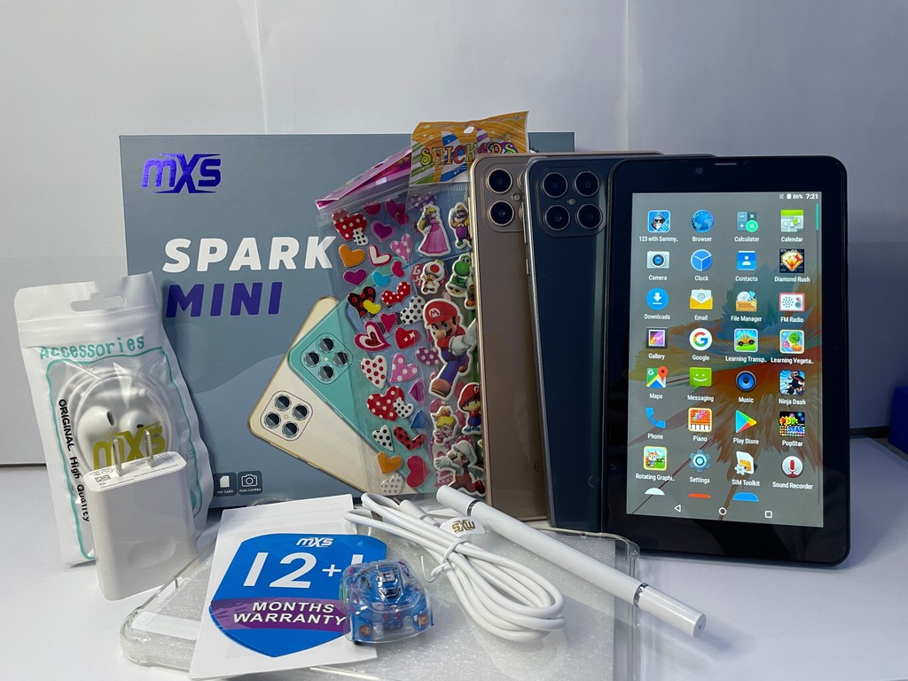 SPARK MINI Tablet Android Tablet For Kids 8GB+256GB 3800mAh Dual SIM ...