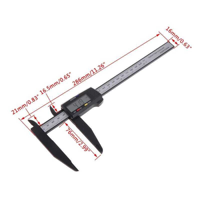 6 Upgraded Electronic Digital Caliper Measuring Tool With Inch ...