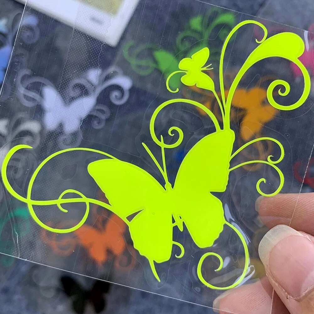 14 Color/Butterfly Motorcycle Accessories helmet Stickers Motorcycle ...