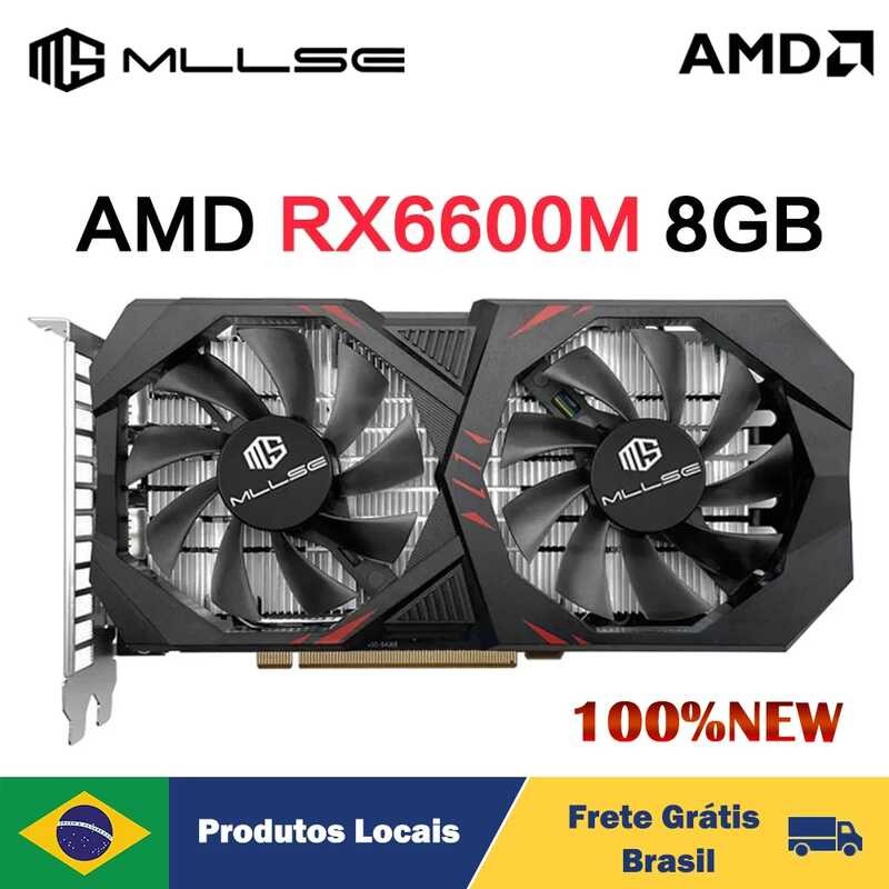 MLLSE AMD RX 6600M 8Gb Card GPU Gddr6 128Bit 7Nm Placa De Video Heat ...