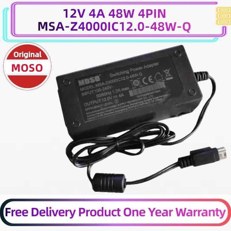 AC Adapter，For Switching MOSO 12V 4A 48W 4Pin Msa-Z4000ic12.0-48W-Q ...