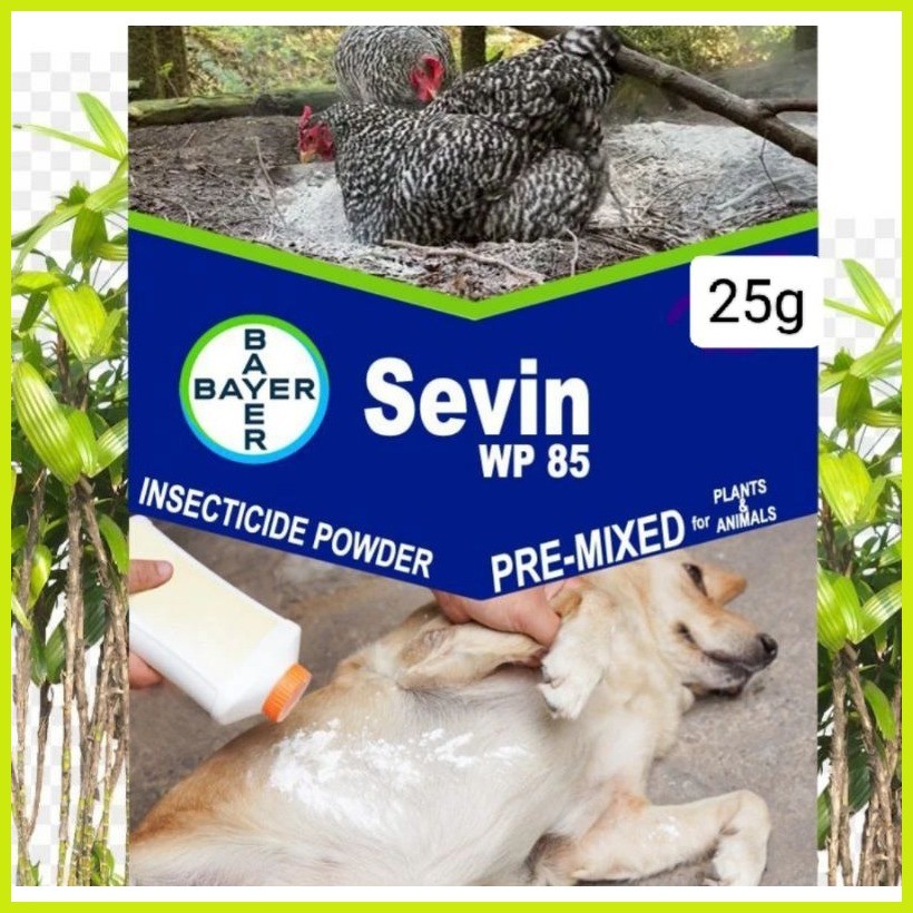 ۞ Sevin Powder 25 grams for Pets and Household Insecticide | Shopee ...