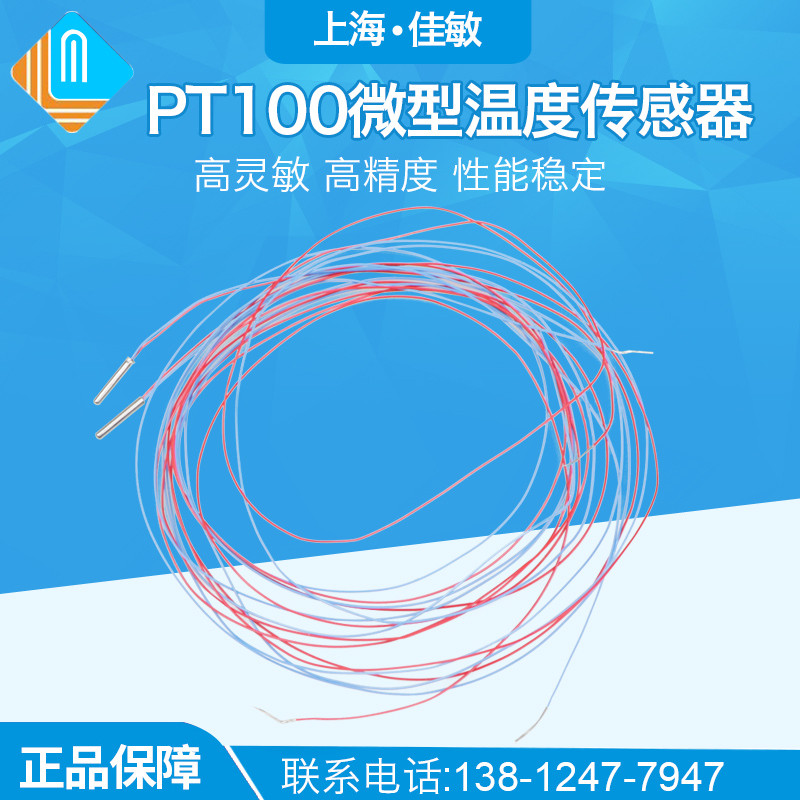 Pipe diameter 1.5mm 2mm 3mm ultra small / ultra short volume PT100 ...