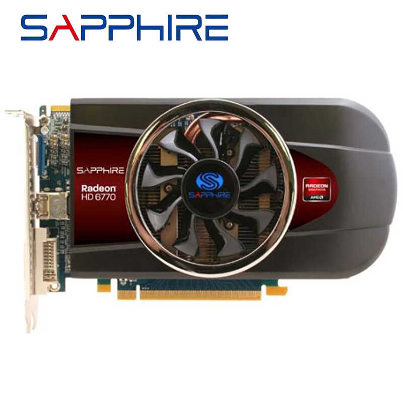 Used c Original SAPIRE Radeon HD6770 1GB GDDR5 Graphics GPU HD 6770 ...
