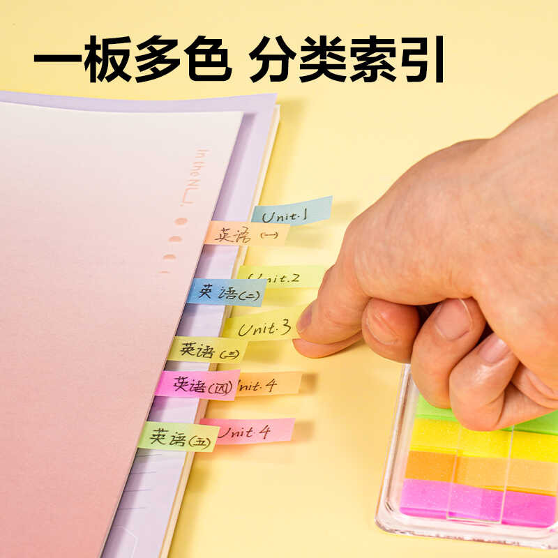 Deli Instruction 5-Color Writing Convenience Sticker Prominent ...