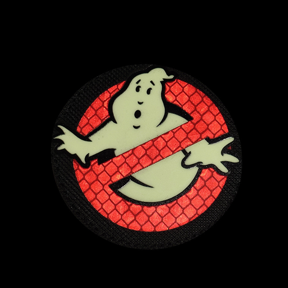 Halloween Ghostbuster Patch Embroidered And PVC Patch Applique No Ghost ...