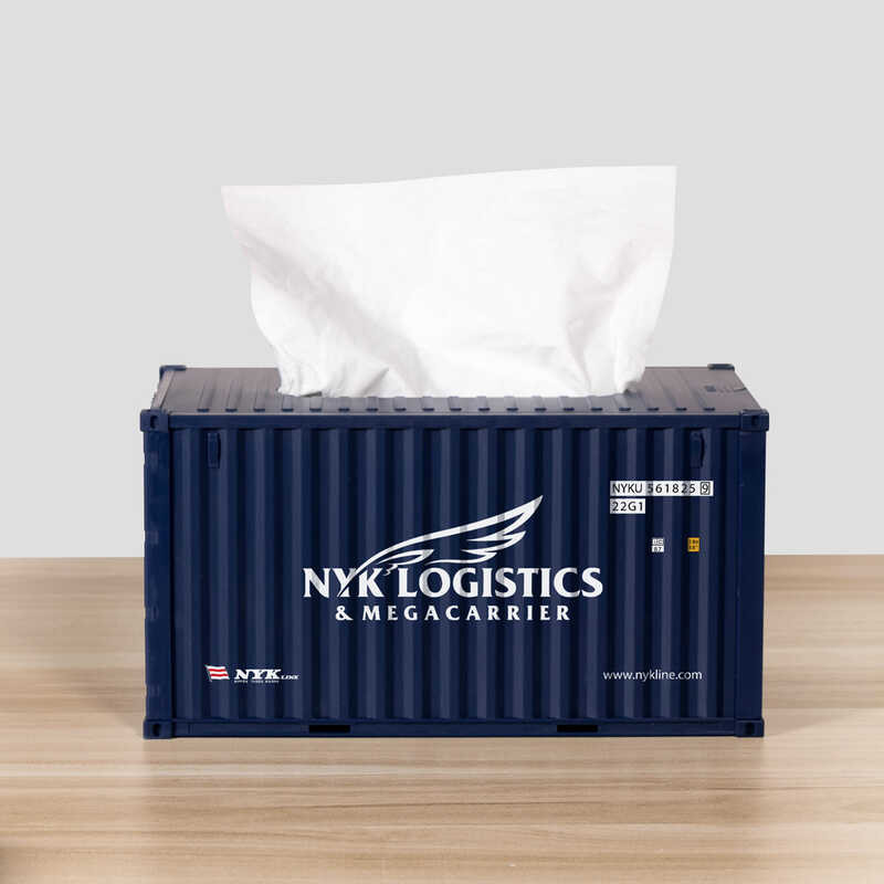 20Ft Shipping Box Mini Model Tissue Holder Case Cargo Logistics ...