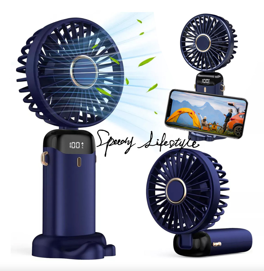N15 Handheld Mini Fan USB Rechargeable Mini Fan Adjustable Cooling Fan ...