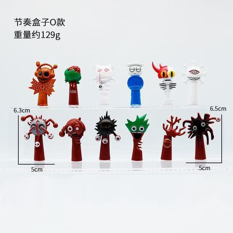Rhythm Box Figurine sprunki Game Merchandise Full Set Parasite Dark ...