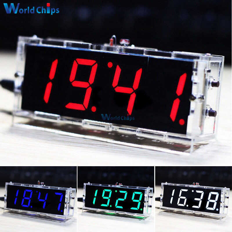Da6 Electronic LED Microcontroller Kit Digital Clock Time Light Control