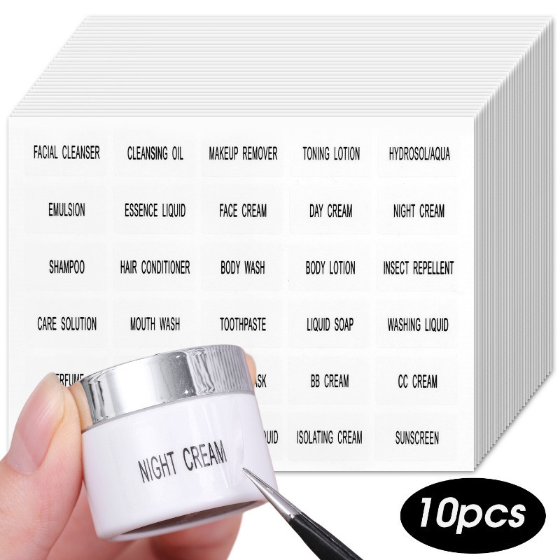 Clear PET Paper Labels - Classification Labels For Cosmetics - Self ...