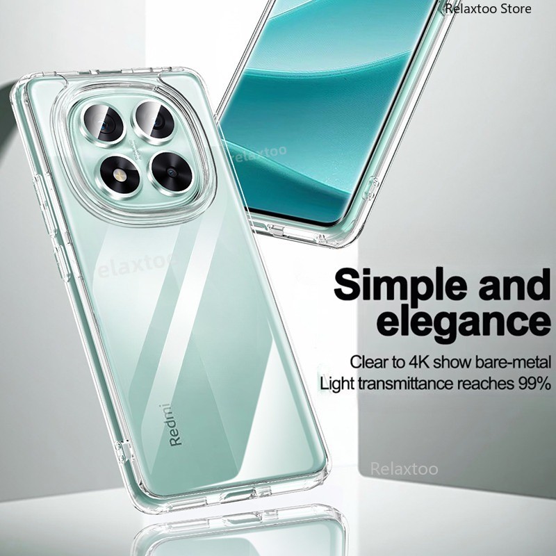 Transparent Casing For Xiaomi Redmi Note 14 Note14 Pro Plus + Pro+ ...