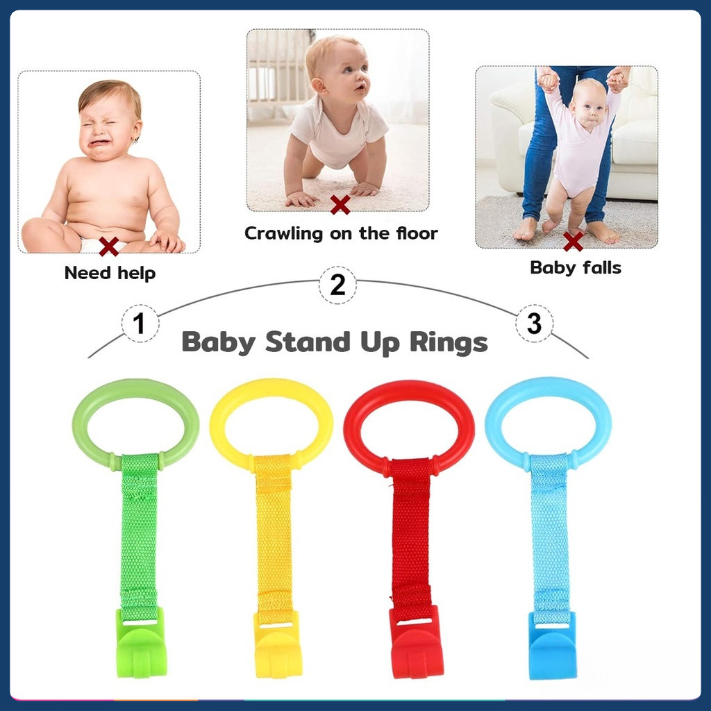 Baby Crib Pull Rings Training Ring for Walking Training Baby Stand Up ...