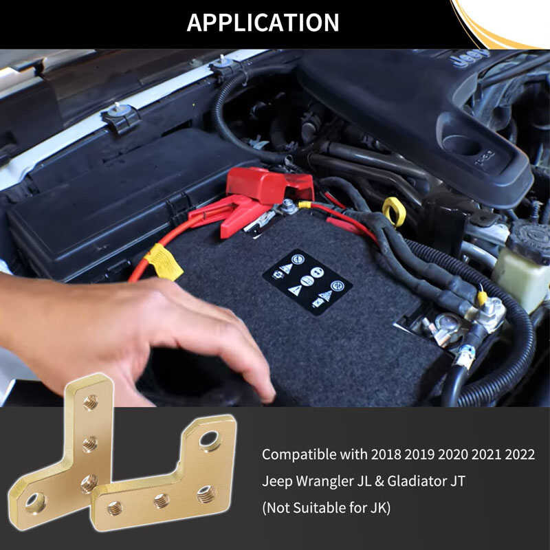 ESUYA Extreme Duty Battery Terminals Kit Fit Para Sa 2018-2022 Jeep ...