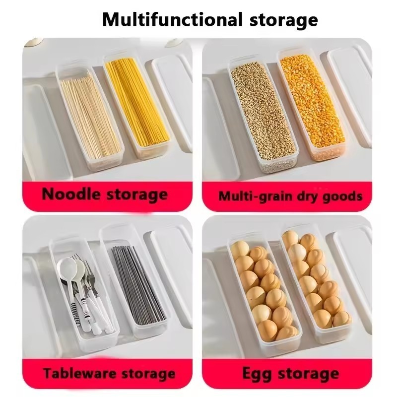 Refrigerator Fresh-keeping Box with Lid - Kitchen Transparent Large ...