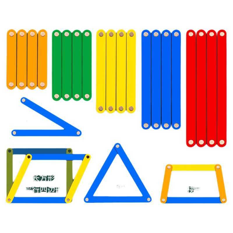 Polygon Splicing Strip na may Triangular Small Stick, Three Sides Pass ...
