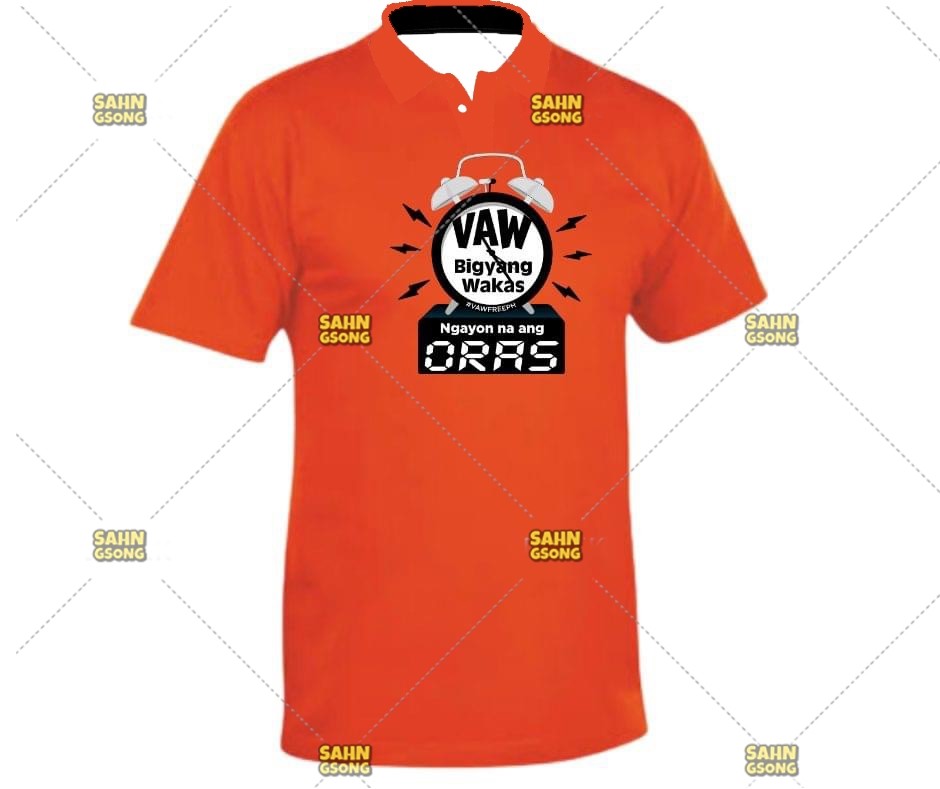 [READY STOCK] 2024 End VAW VAWC GAD TSHIRT ORANGE UNITED FOR VAW FREE ...