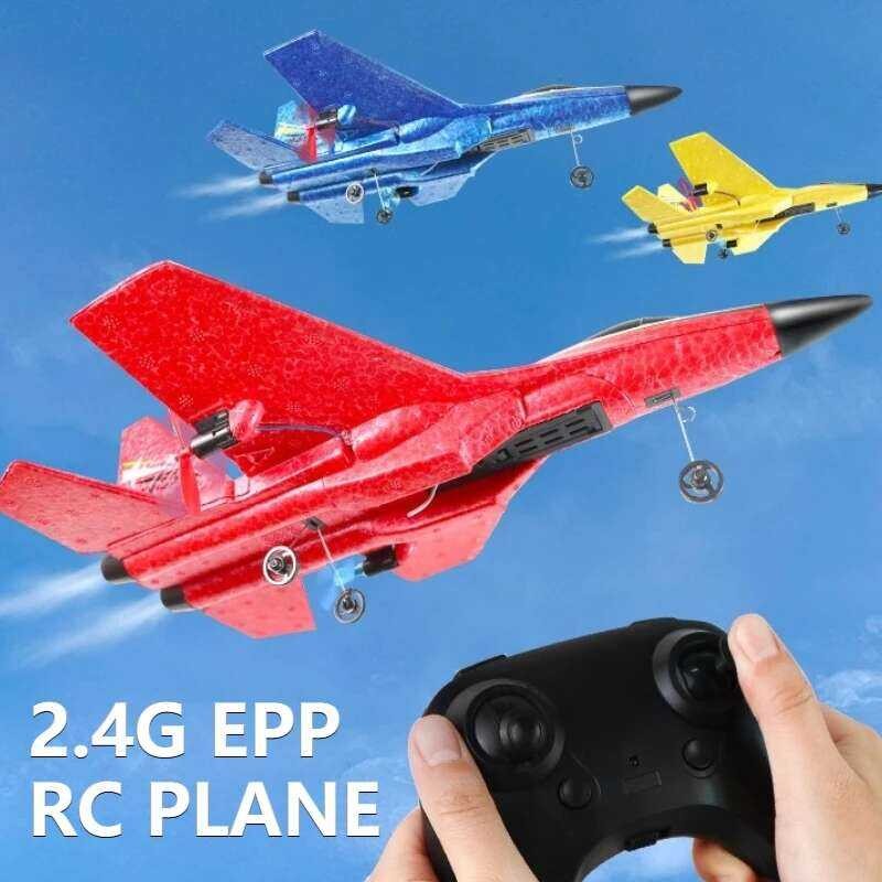 La couleur rouge Jouets d'avion télécommandés EPP, avion radiocommandé