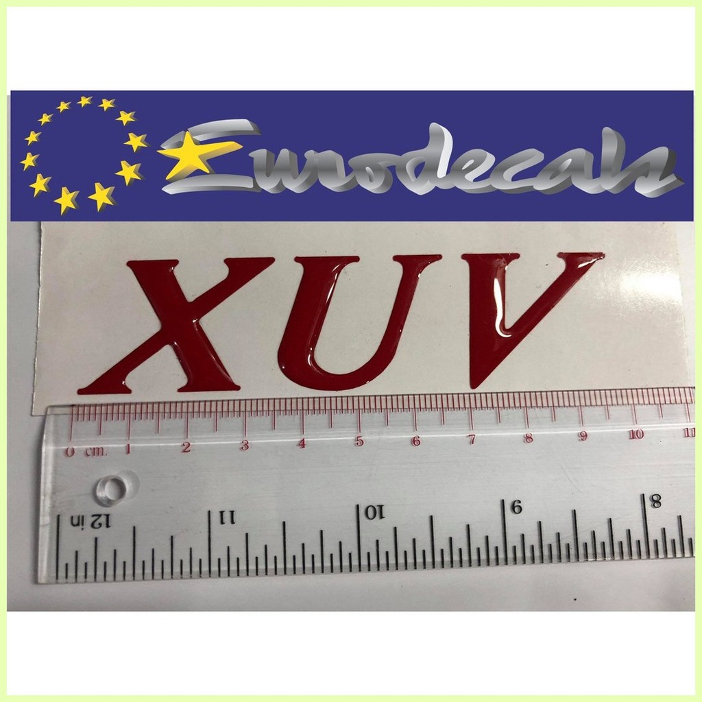 Eurodecals XUV silicone sticker for isuzu crosswind ♠ | Shopee Philippines