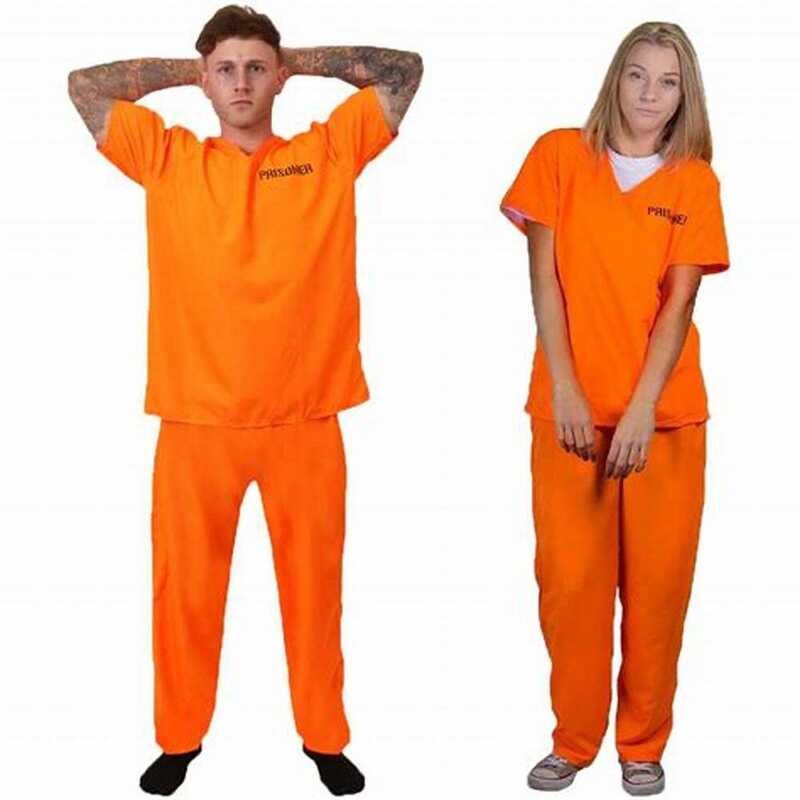 Costume Halloween Stage Performance Cosplay Clothes Prison Uniform ...