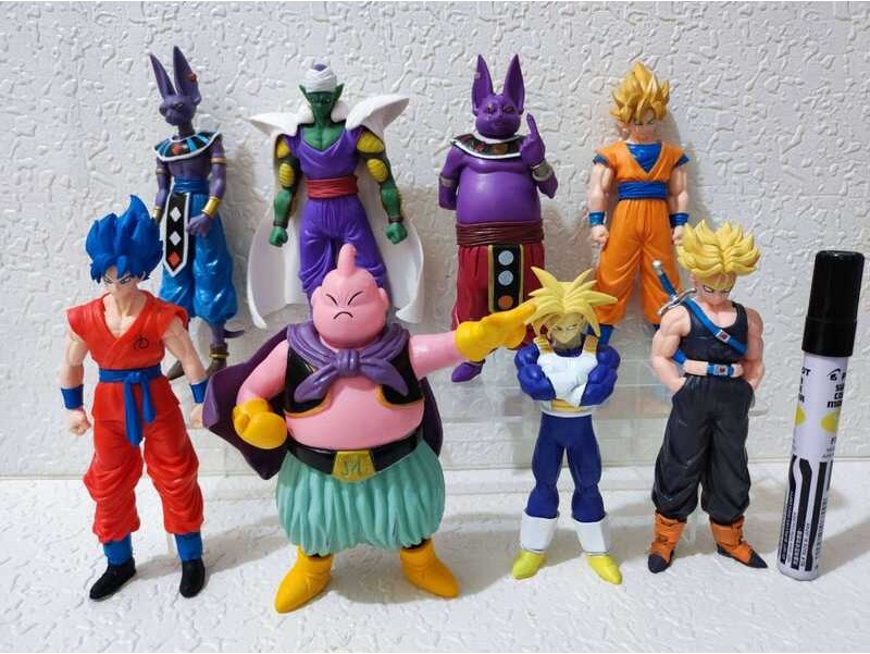 10pcs/lot Anime Dragon Ball Z Super Saiyan Vegeta Plush Toy 30CM Soft Stuffed Dolls Gift -in - Foto 4