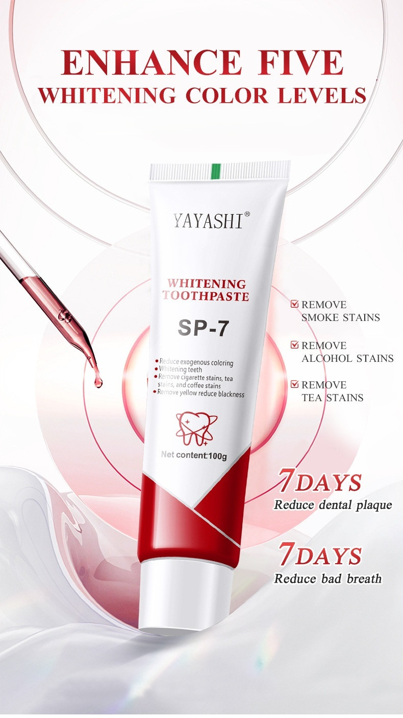 SP7 Probiotic Toothpaste/Whitening Toothpaste Tartar Removal Tooth ...