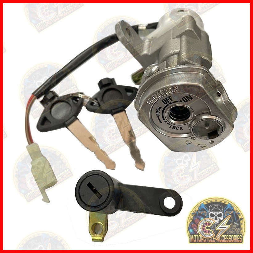 § CS Motorcycle Ignition Switch With Seat Lock Set For Mio Soul(Lock