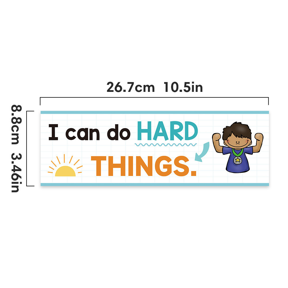 16 Pcs Growth Mindset Motivational Posters Kindergarten Classroom ...