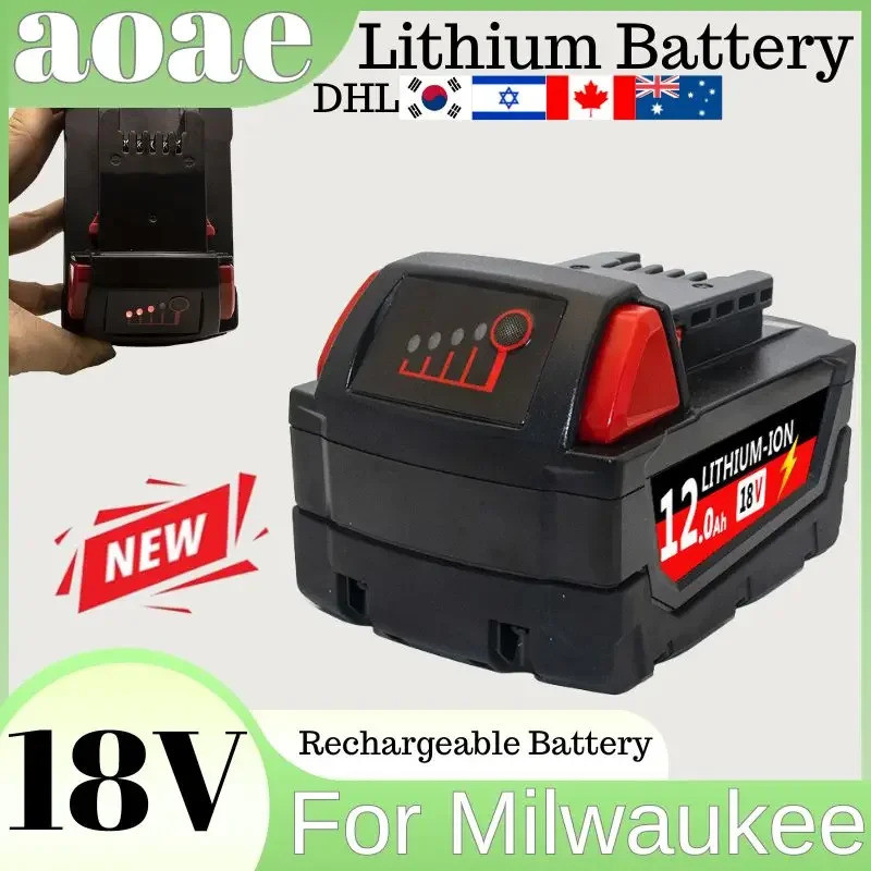 6.0Ah For Replacement 42D8 18V Milwaukee M18 XC Lithium Battery 4811