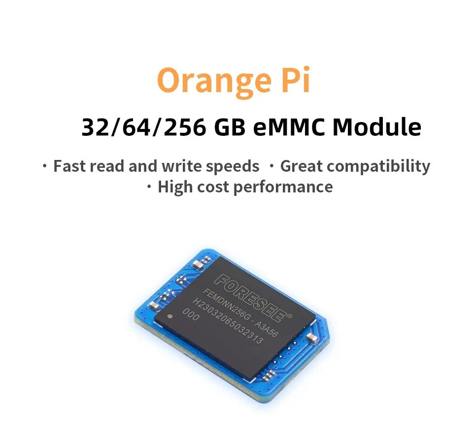 [In stock]Orange Pi EMMC Module 32GB 64GB 256GB Fast Read and Write ...