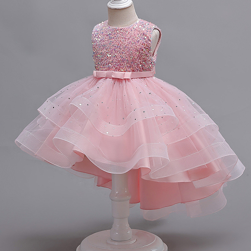 Girls Elegant Birthday Dress Girls Party Princess Dress Toddler Ball Gowns