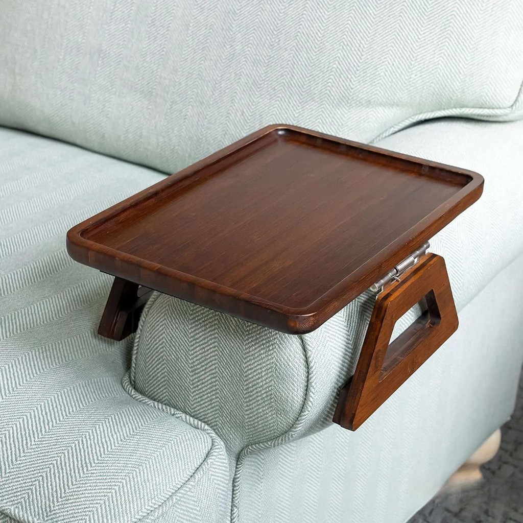 mga Tabla Wide Couches Couch Portable TV Table Side para sa maliit na ...