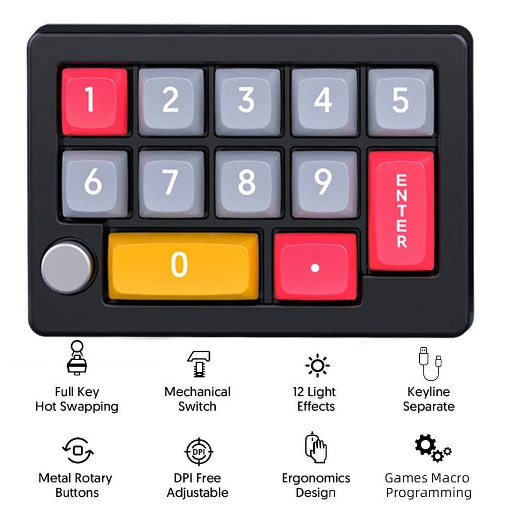 Key 13 Wired ro Programmable Programming KeyPad Fully Hot Swappable ...