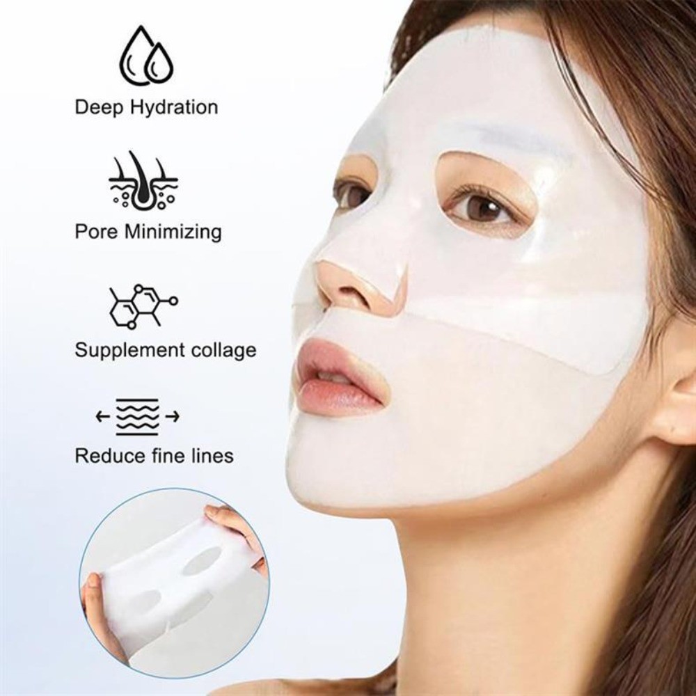 Skin Friendly Split Facial Mask - High-quality Biodegradable Collagen ...