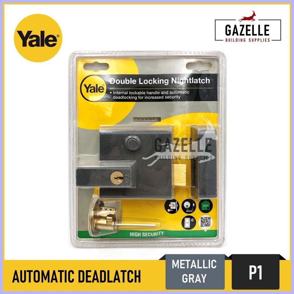 Yale Rim Lock Night Latch Nightlatch Door Rim Dead lock - V78 / P1 ...