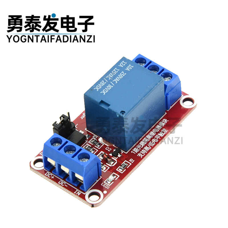 1-channel module with optocoupler isolation for high and low level ...