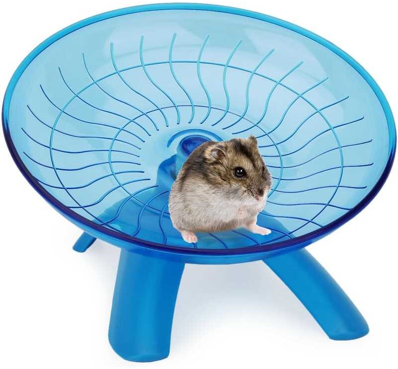 Reshiho Silent Exercise Wheel Running Spinner Hamster Flying Saucer for