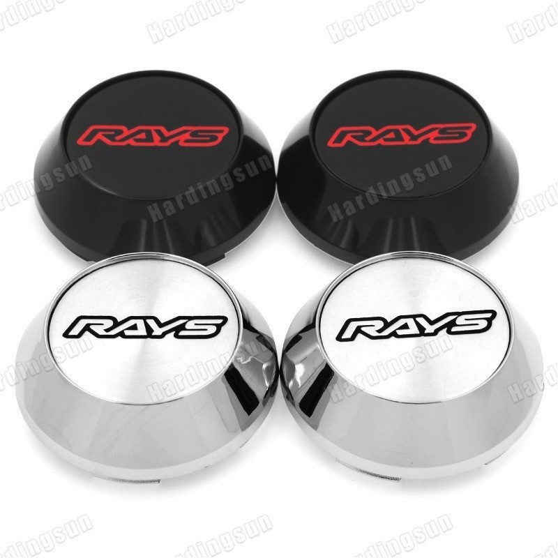 CarDIY 4pcs 65mm Japan Volk Racing Wheel Center Cap Penutup Rim Rays ...