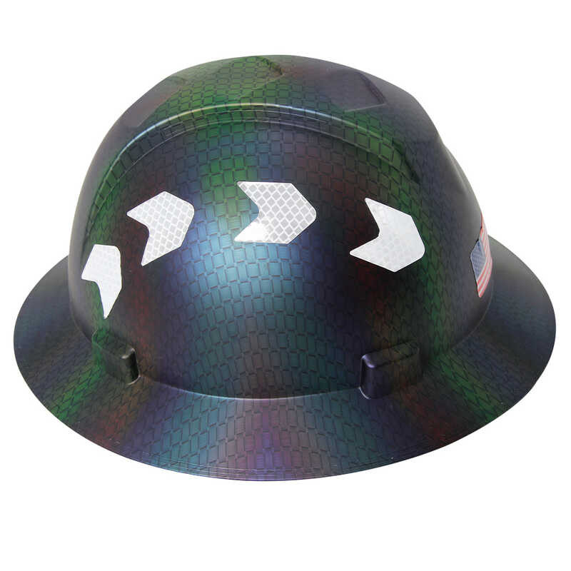 Fiber Carbon Pattern Full Brim Hard Hat For Engineer Construction ...
