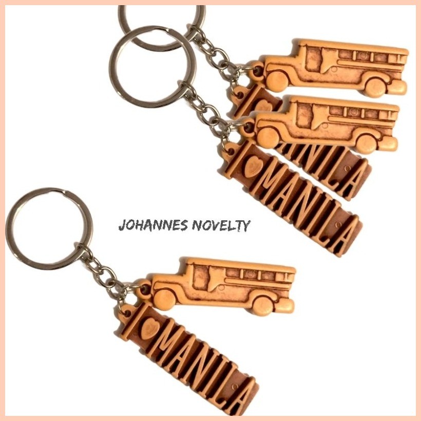 3 pcs] Philippine Souvenir Keychain - Manila | Shopee Philippines