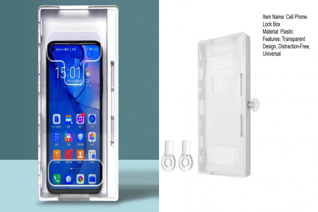 Moamegift Distraction-free Phone Holder Productivity Phone Lockbox Self ...