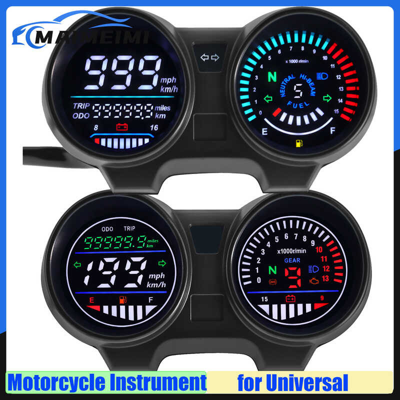 For Brazil Titan 150 Motorcycle Instruments Digital Dashboard Panel LED ...