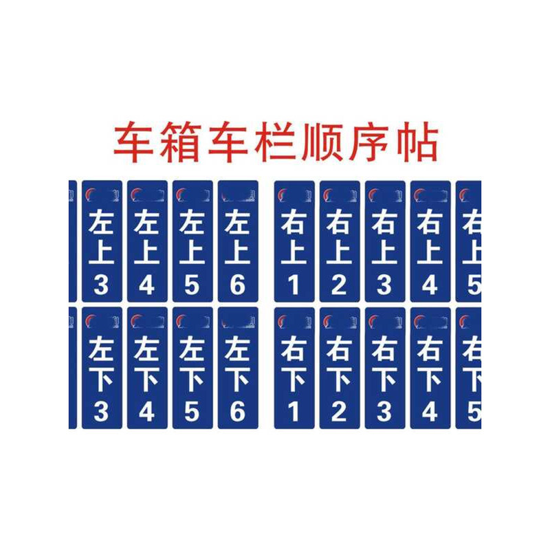 Luo Xiang High-Rail Rail Sequential Number Large Compartment Rear ...