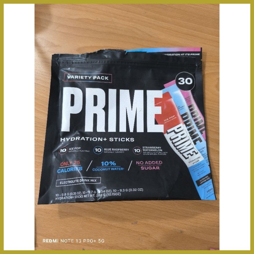 ∇ ♥ Prime Hydration Sticks Electrolyte Drink Mix (sold per piece ...