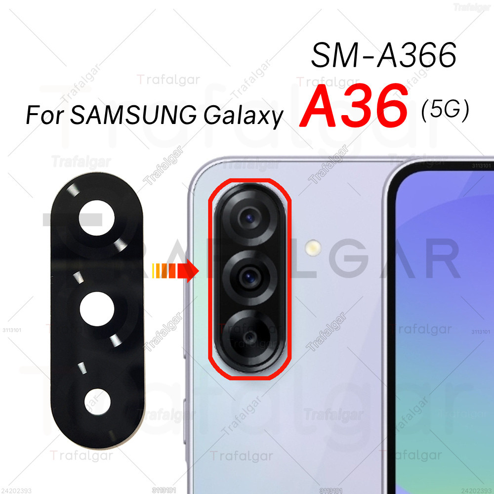 Rear Back Camera Glass Lens For SAMSUNG GALAXY A36 5G SM-A366 Camera ...