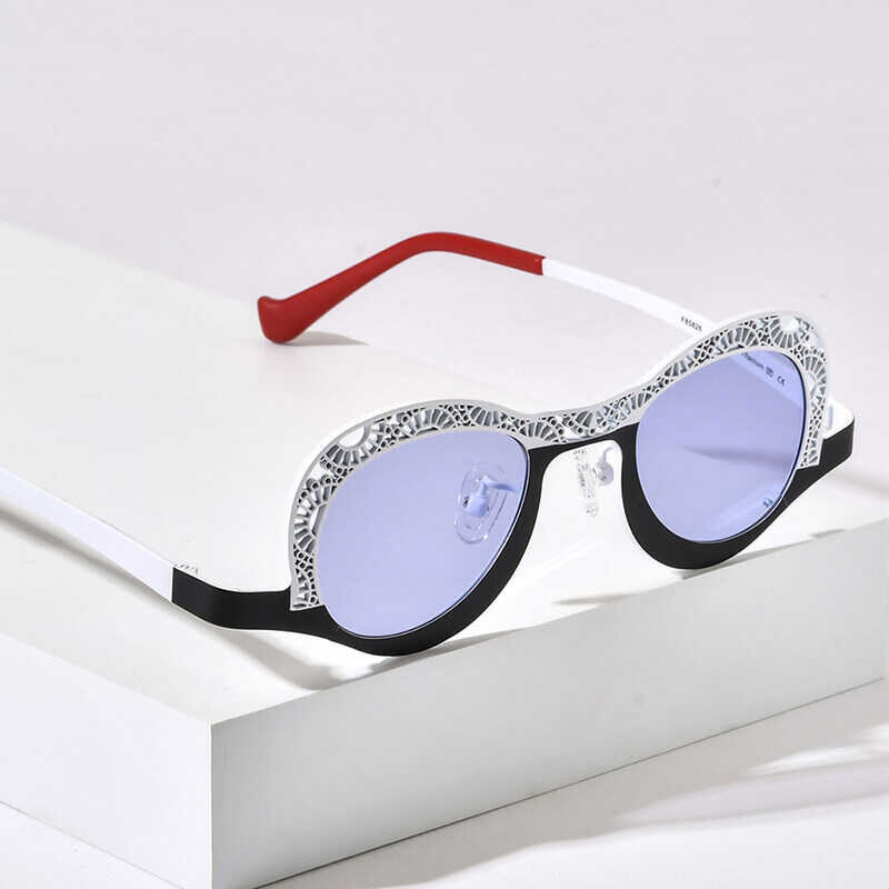 Pure FONEX Titanium Polarized Sunglasses Lalaki 2024 New Colorful Retro