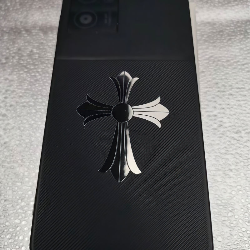 Chrome Hearts Trendy Brand Cross Metal Sticker Anime Mobile Phone ...