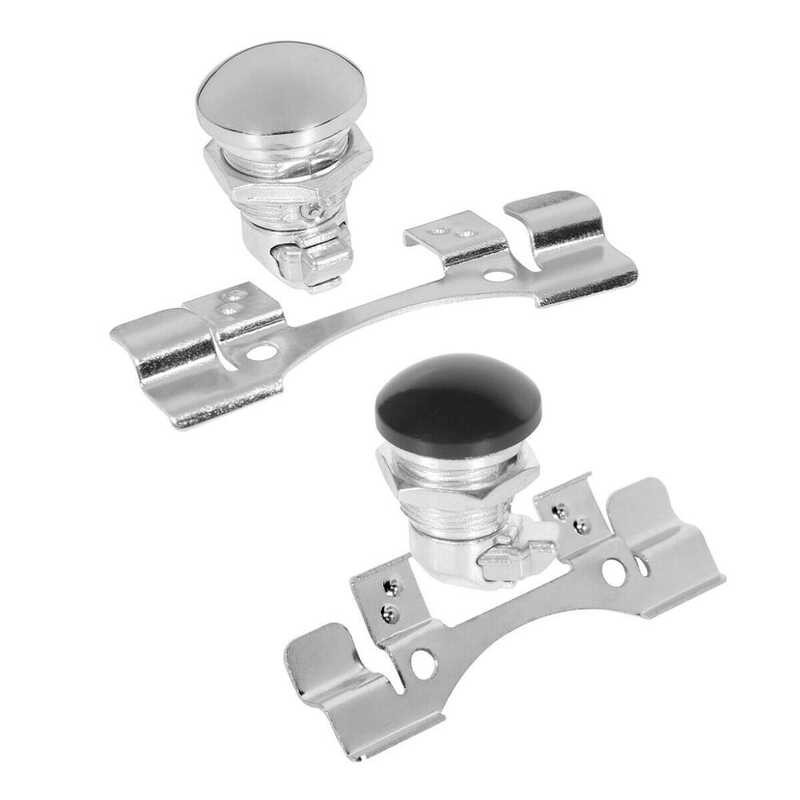 Motorcycle ☆ 1X Fuel Door Latch Push Button Gas Oil Cap Tank For Harley